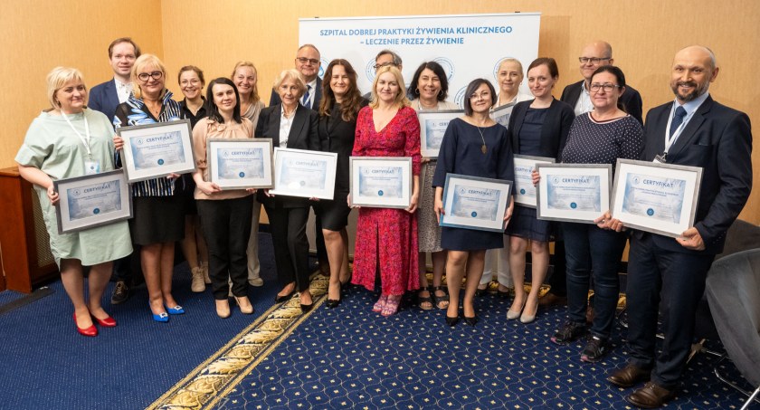 Uniwersytecki Szpital Kliniczny im. Jana Mikulicza-Radeckiego we Wrocławiu z certyfikatem Szpitala Dobrej Praktyki Żywienia Klinicznego