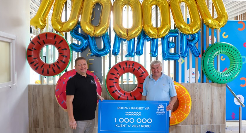 1.000.000 gość w Aquaparku i 15 lat istnienia spółki!