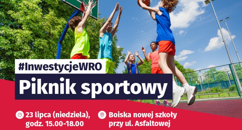 Zapraszamy na piknik sportowy przy ul. Asfaltowej (23 lipca)