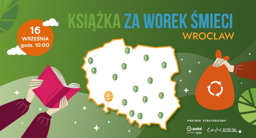 Wymieniamy śmieci na książki – wyjątkowa akcja znów we Wrocławiu!