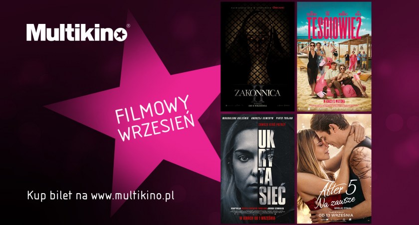 Filmy, które we wrześniu musisz zobaczyć w Multikinie!