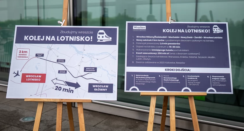Kolej na kolej... na lotnisko