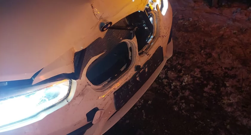 Kolizja czterech osobówek i ciężarówki na A4 w kierunku Zgorzelca