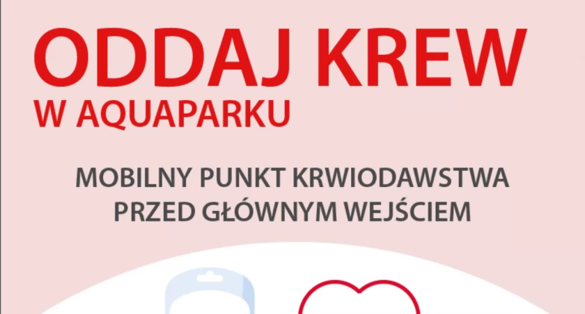 Oddaj krew w Aquaparku – pilnie potrzebna krew we Wrocławiu