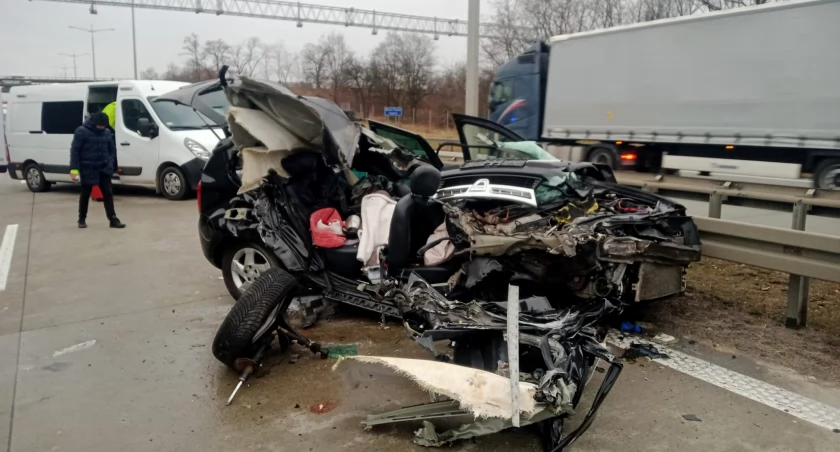 Tragiczny wypadek na A4. Dwie osoby poniosły śmierć na miejscu