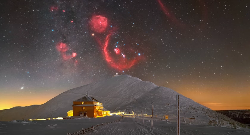 Wyjątkowe zdjęcie Śnieżki zachwyciło naukowców NASA. Fotografia Marcina Ślipko z tytułem Astronomy Picture of The Day