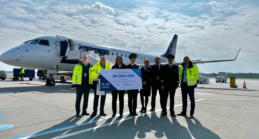 30 milionów pasażerów na 12. urodziny terminalu wrocławskiego lotniska
