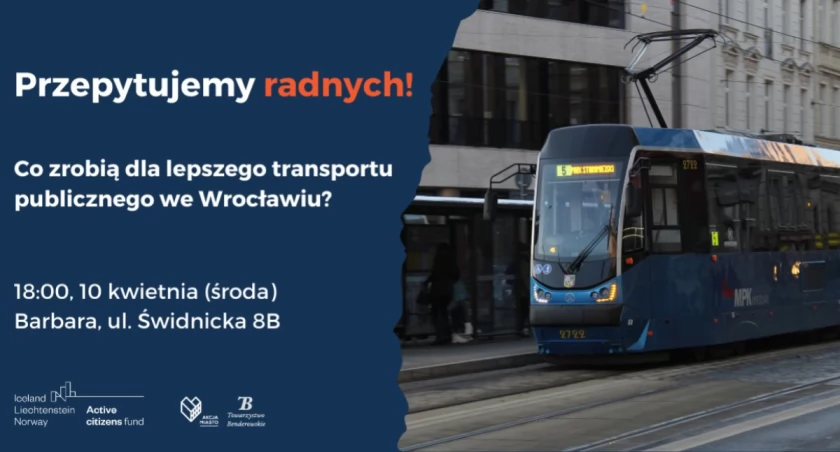 Debata o przyszłości transportowej Wrocławia po wyborach samorządowych już w najbliższą środę