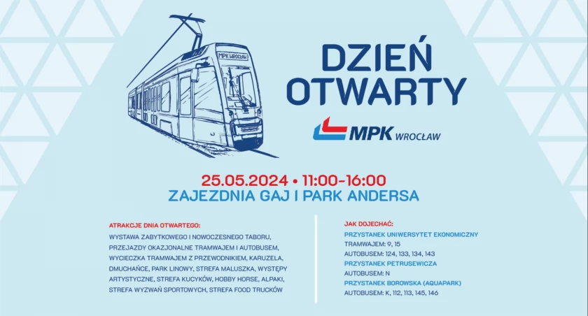 Magia komunikacji miejskiej dla wszystkich - Dzień Otwarty MPK Wrocław
