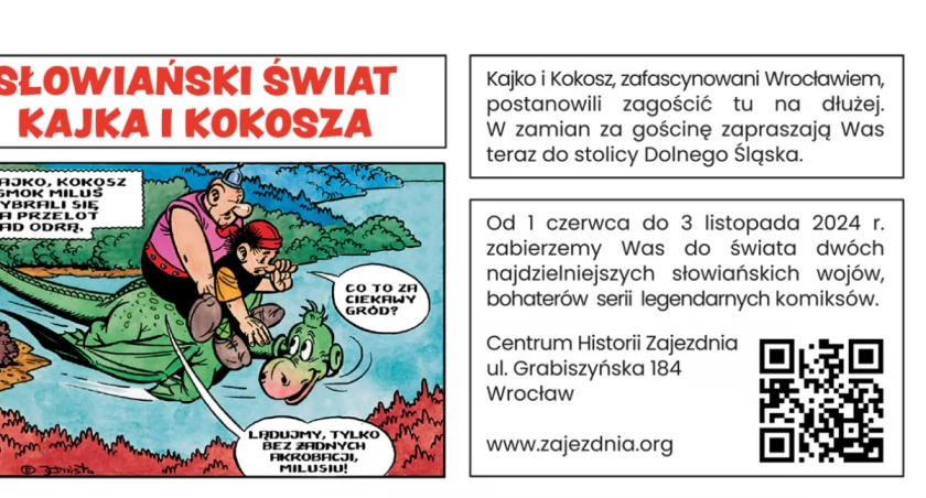 Wernisaż „Słowiańskiego Świata Kajka i Kokosza” 1 czerwca w Centrum Historii Zajezdnia