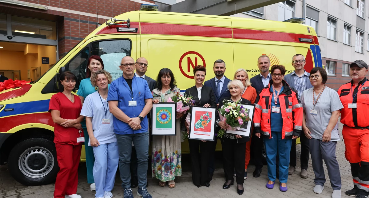 Nowa karetka w Wojewódzkim Szpitalu Specjalistycznym im. J. Gromkowskiego we Wrocławiu