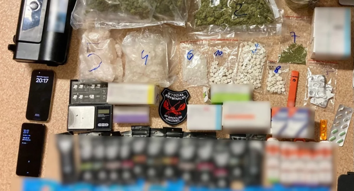Marihuana, mefedron, metamfetamina, ecstasy... Kryminalni z wrocławskiego Rakowca skuteczni w walce z narkobiznesem