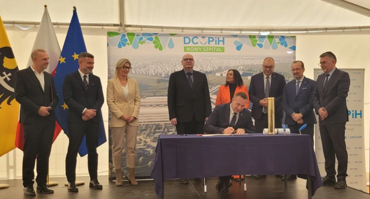 Nowy Szpital Onkologiczny coraz bliżej. Dziś wmurowano kamień węgielny