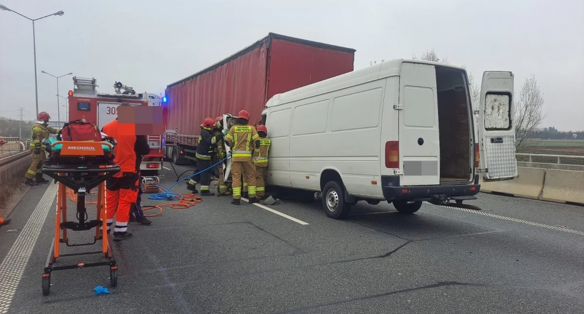 Tragiczny wypadek na A4. Jedna osoba poniosła śmierć na miejscu