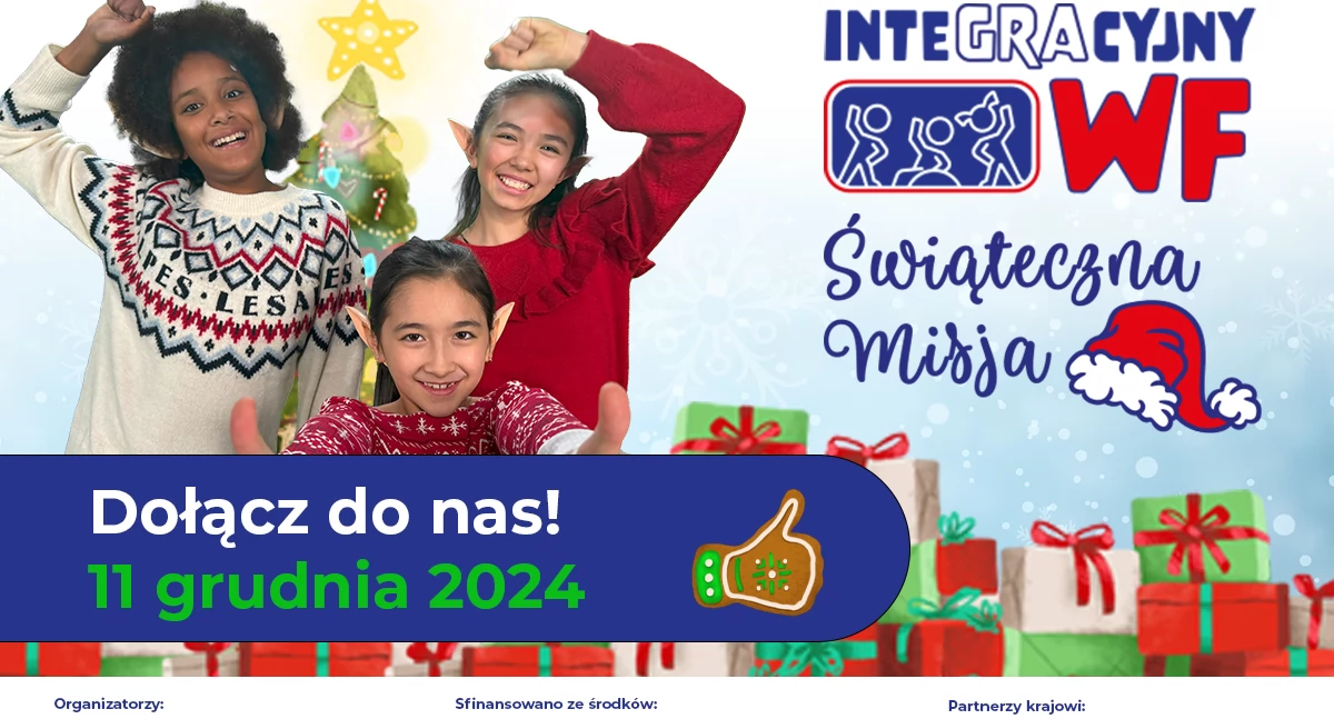 Fundacja V4Sport zaprasza na Integracyjny WF – Świąteczna Misja!