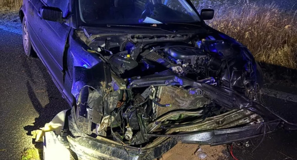 Kolejny przypadek brawury na drodze – 31-latek w BMW bez uprawnień i z aktywnym zakazem spowodował kolizję