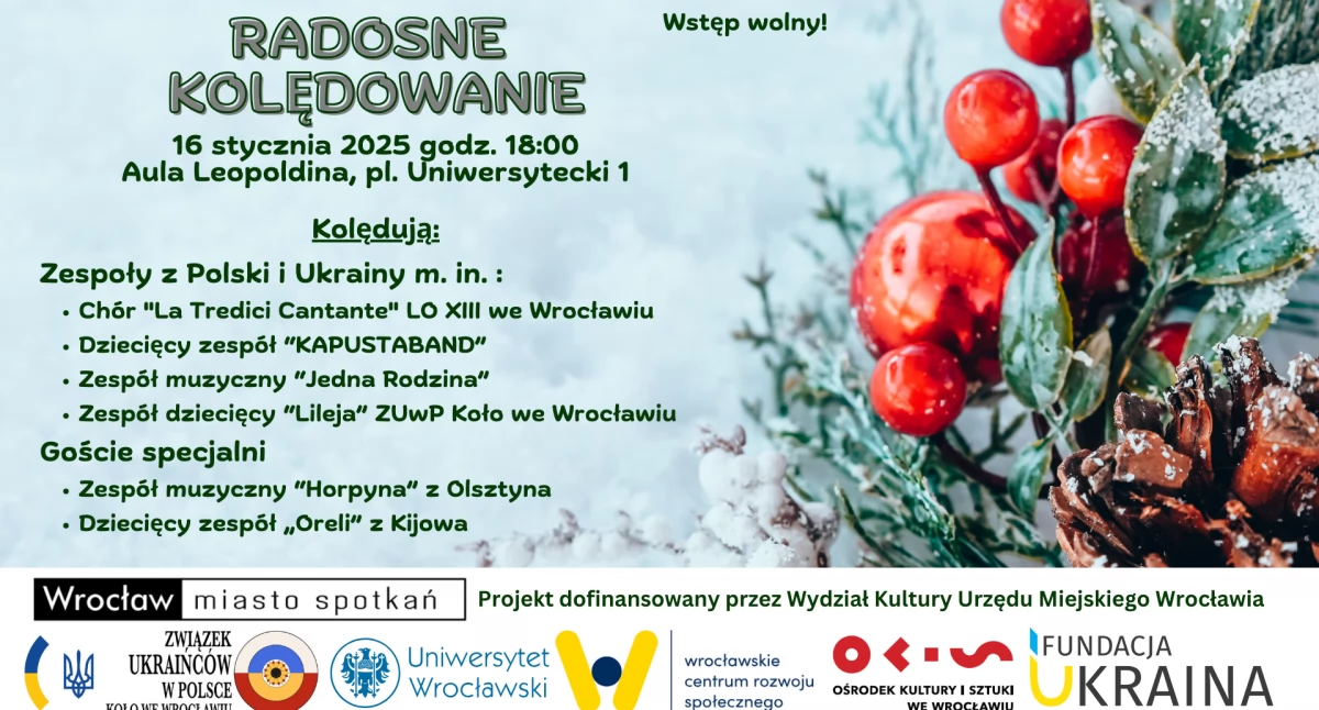 Radosne Kolędowanie 2025- Kolędowe Spotkanie Kultur