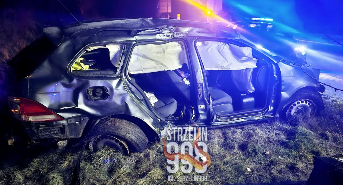 Chciał wyprzedzić ciężarówkę i stracił panowanie nad pojazdem. Groźna kolizja na A4 w kierunku Zgorzelca