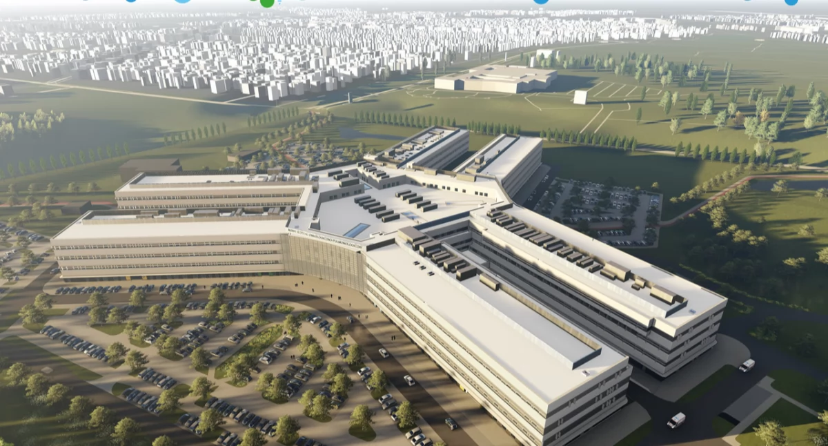 Nowy szpital onkologiczny rośnie w oczach