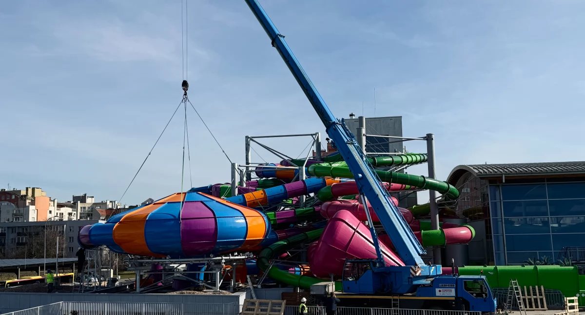 Nowa zjeżdżalnia w Aquapark Wrocław – już wkrótce otwarcie!