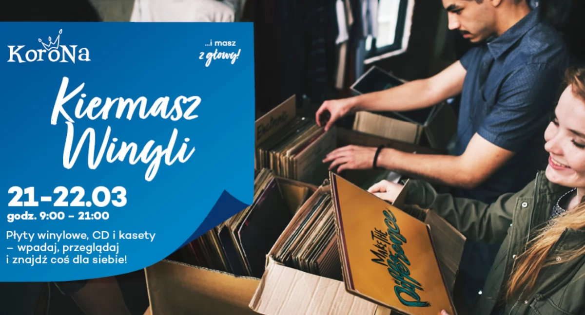 Winyle, CD i kasety w CH Korona: wielki kiermasz dla miłośników muzyki