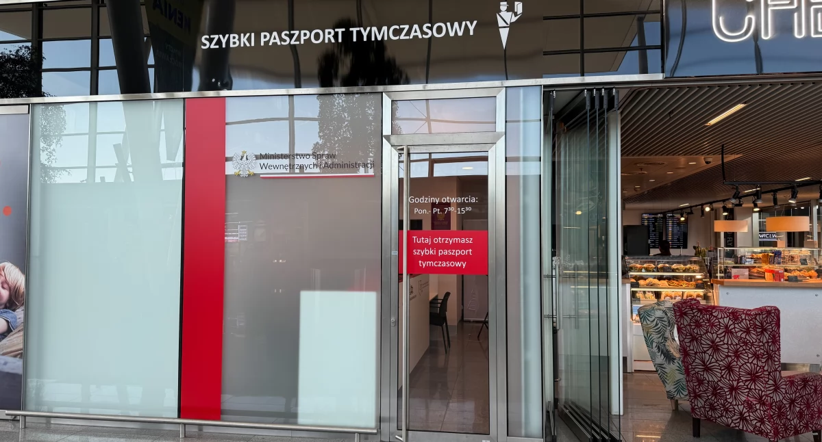  Paszport tymczasowy od ręki na lotnisku we Wrocławiu
