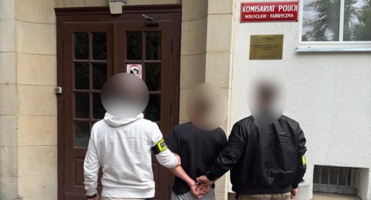Wrocławscy policjanci zatrzymali mężczyznę, który kilka dni temu pobił dostawcę jedzenia 