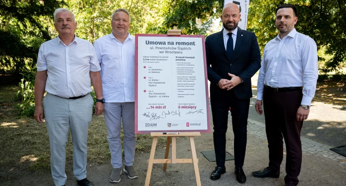 Umowa podpisana. Startuje wyczekiwany od lat remont jednej z najważniejszych ulic Wrocławia!