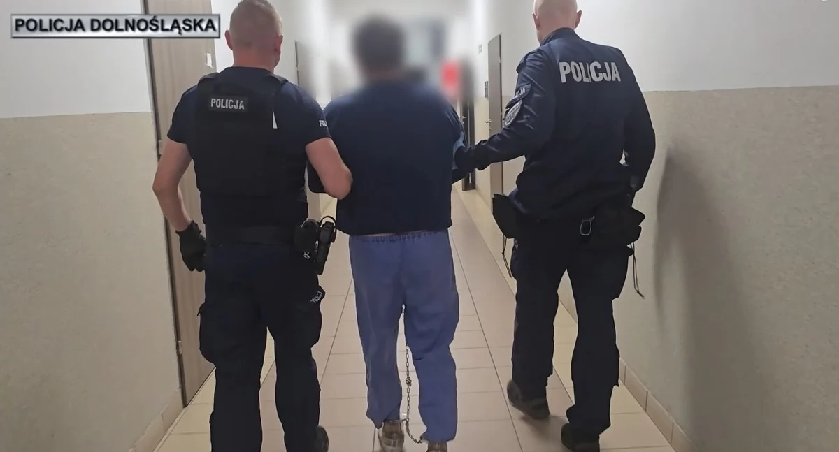 Dramatyczny atak w Lubaniu. 47-latek aresztowany za ugodzenie nożem ciężarnej partnerki