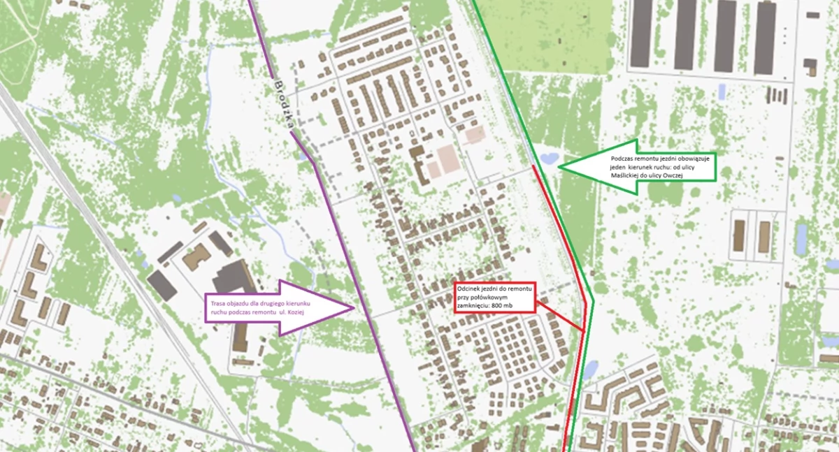 Wrocław na dobrej drodze 2025 - remont ulic Koziej