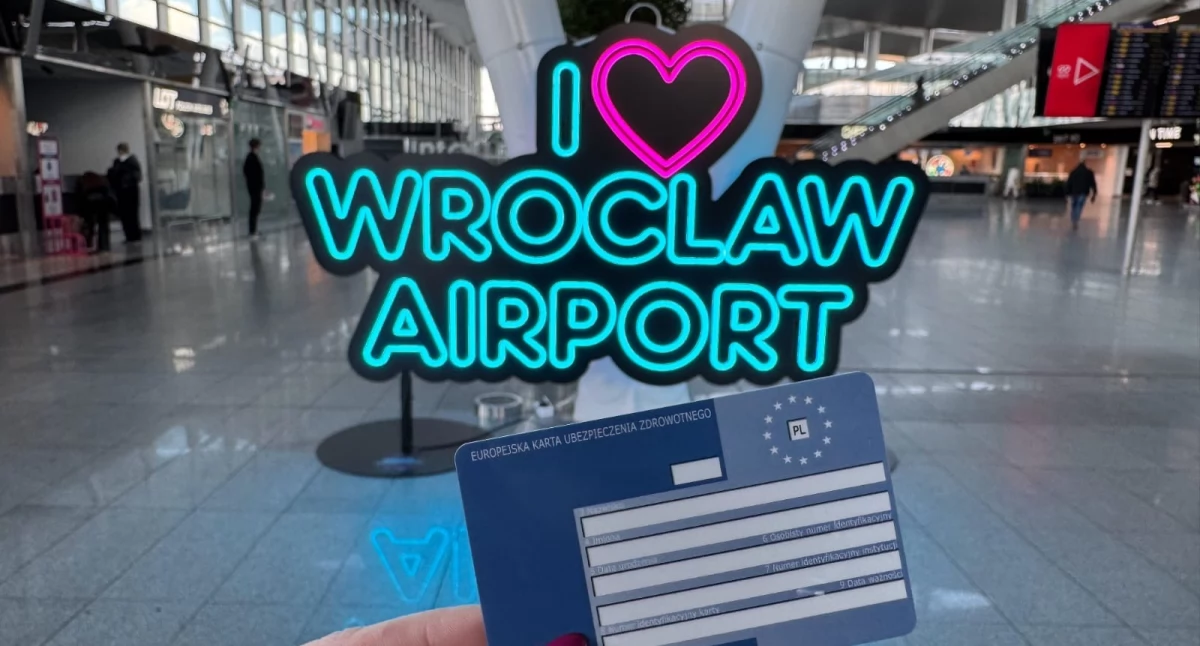 DOW NFZ. We wtorek EKUZ będzie można odebrać na wrocławskim lotnisku