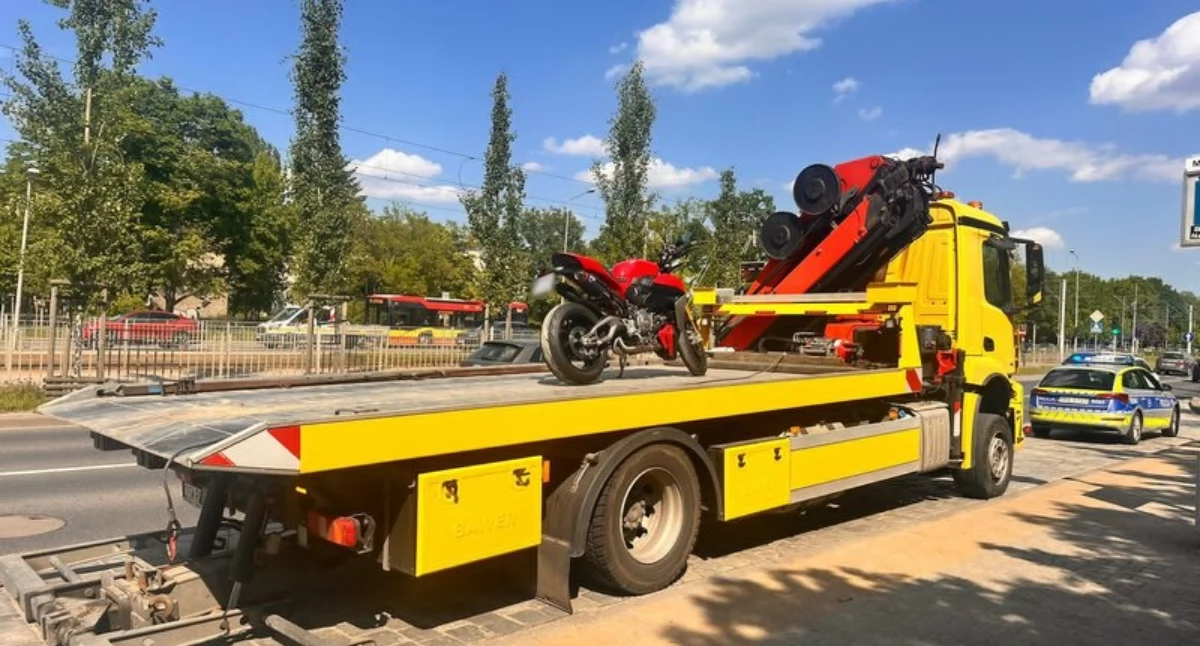 Wrocław. Ponad 130 kontroli motocykli w jeden dzień. Policja podsumowuje działania na rzecz bezpieczeństwa