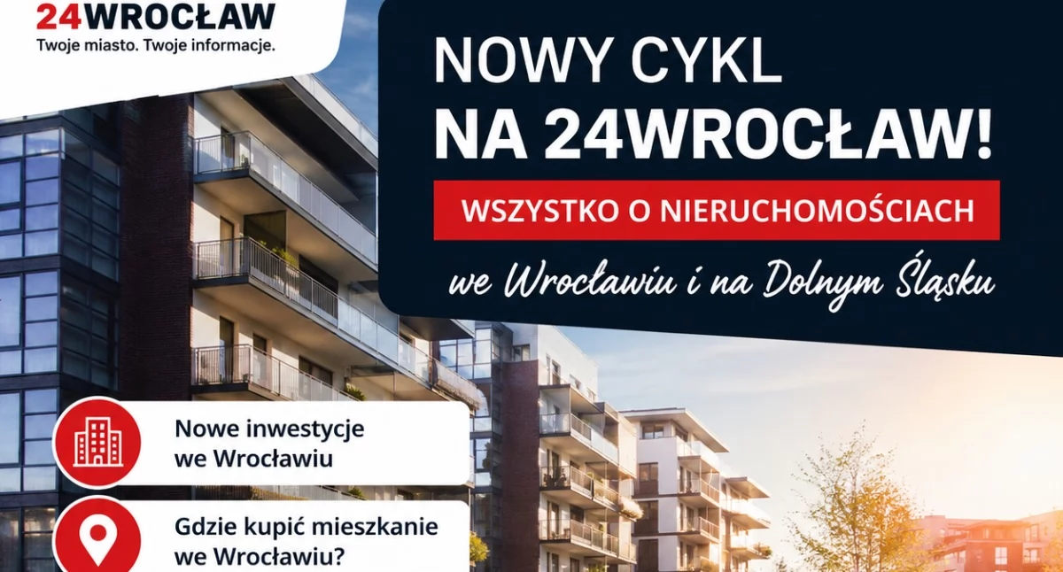 Nowy cykl o nieruchomościach na 24Wrocław. Ruszamy z przeglądem rynku mieszkaniowego we Wrocławiu i na Dolnym Śląsku