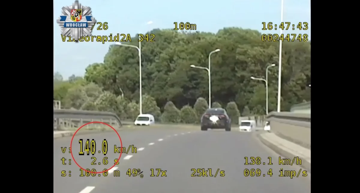 140 km/h w mieście. 22-latek urządził sobie rajd po Wrocławiu – zatrzymała go grupa SPEED