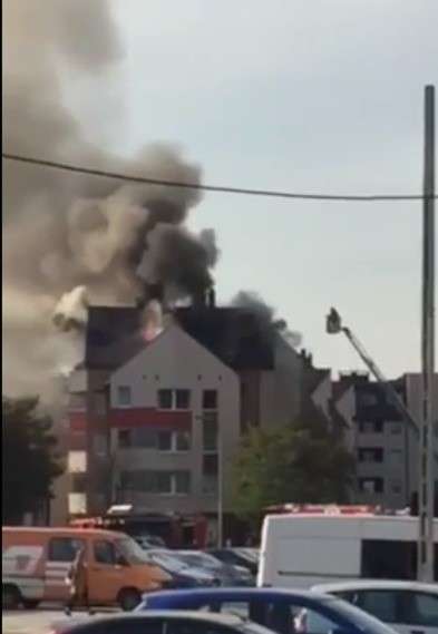 Pożar na Krzyckiej