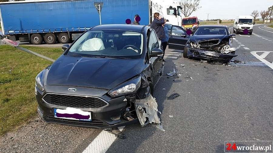 Wymusił pierwszeństwo i doszło do zderzenia