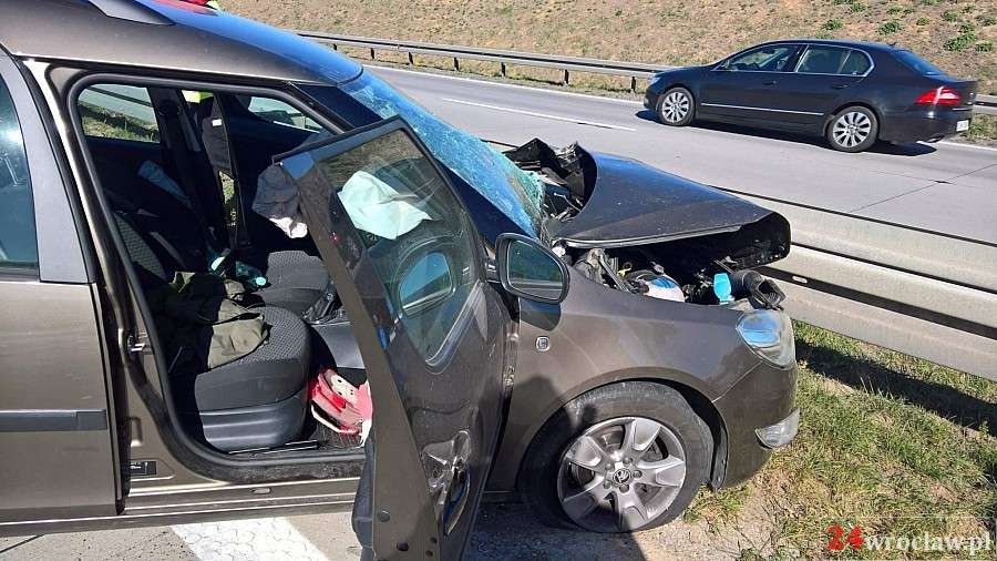 Karambol na A4. Jedna osoba ranna