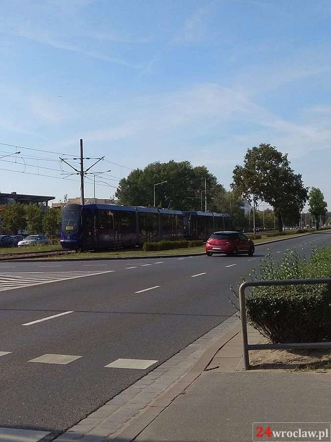 Awaria tramwaju na Lotniczej