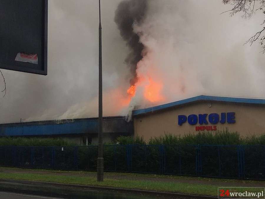 Ogromny pożar w Jeleniej Górze