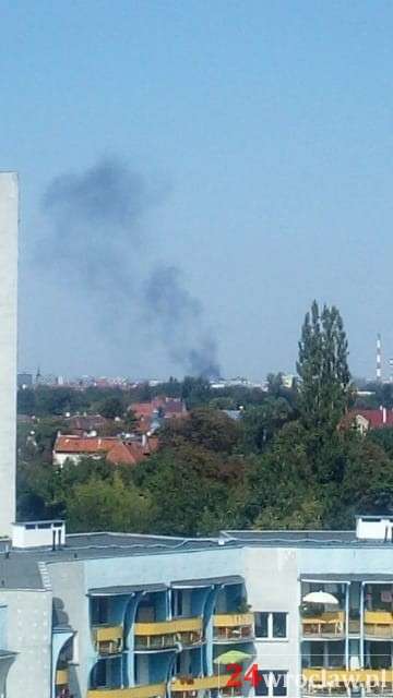 Pożar na ulicy Tęczowej