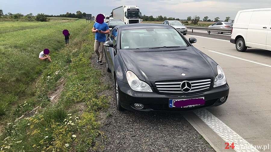 Kolizja na autostradzie A4