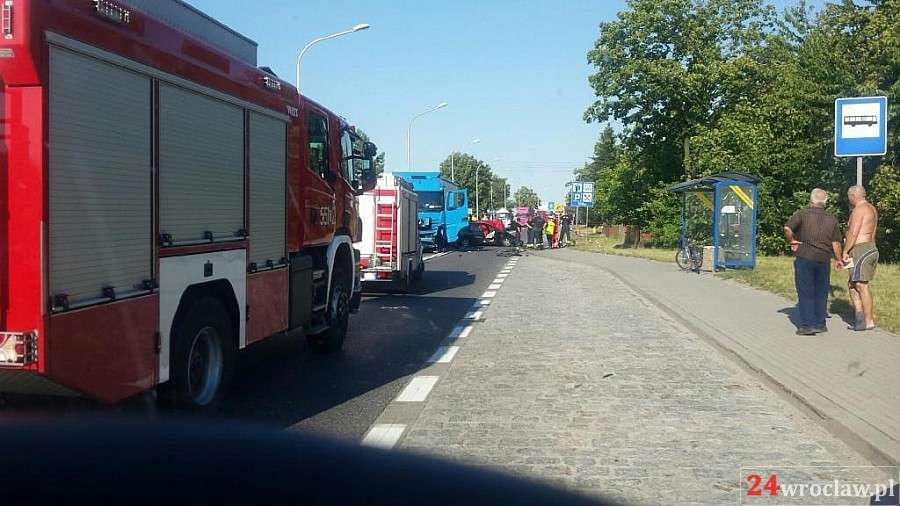 Śmiertelny wypadek na trasie Wrocław - Środa Śląska