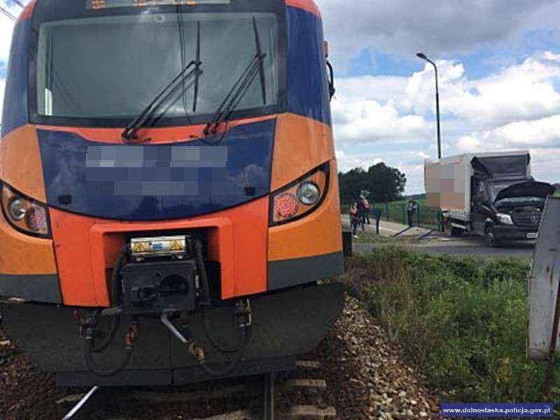 O krok od tragedii na niestrzeżonym przejeździe kolejowym