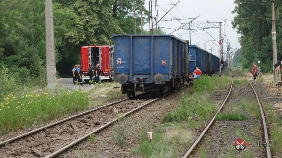 Pod Lubaniem wykoleił się pociąg. Zniszczone jest aż 5 km torów!!!