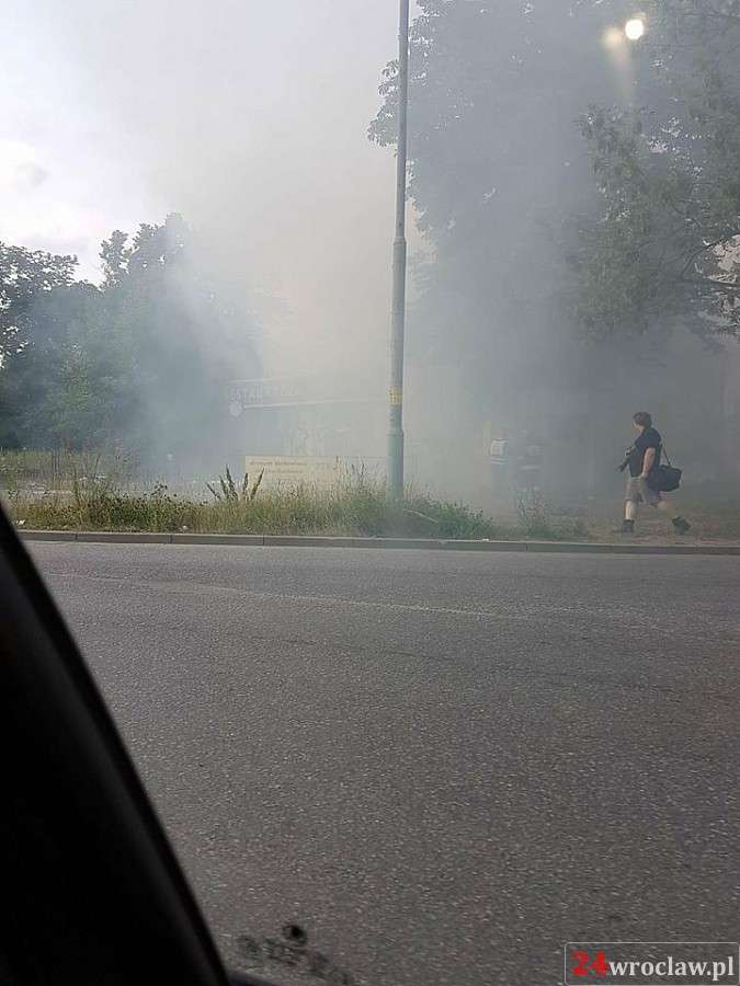 Pożar na ulicy Mokronoskiej