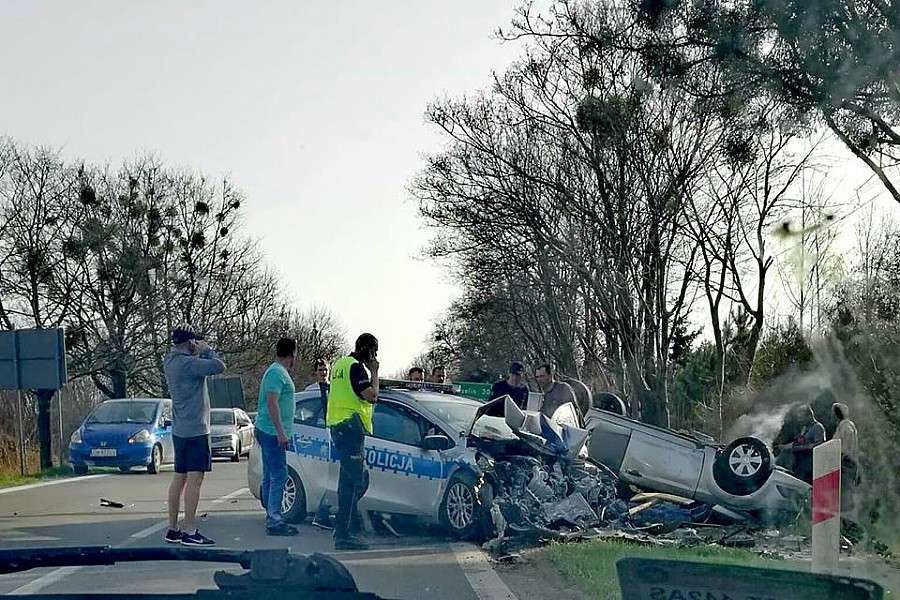 Policjantka ciężko ranna w wypadku radiowozu