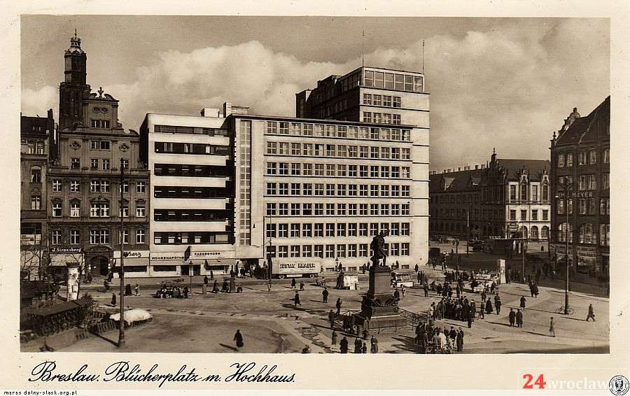 Wrocławski Modernizm w obszarze Starego Miasta