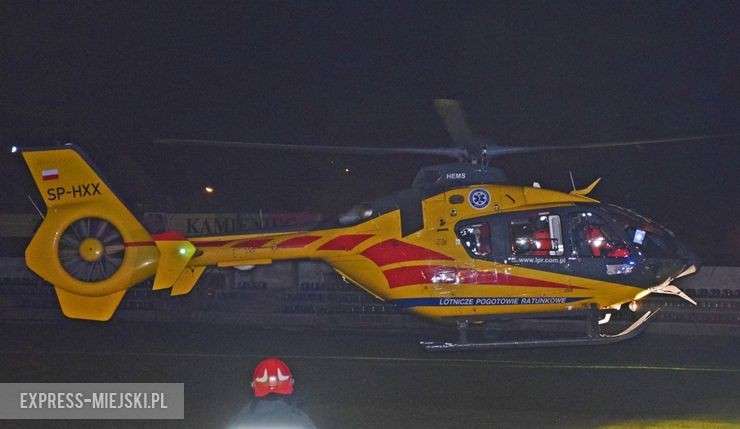 Helikopter LPR interweniował w Srebrnej Górze. Zabierał niespełna roczne dziecko