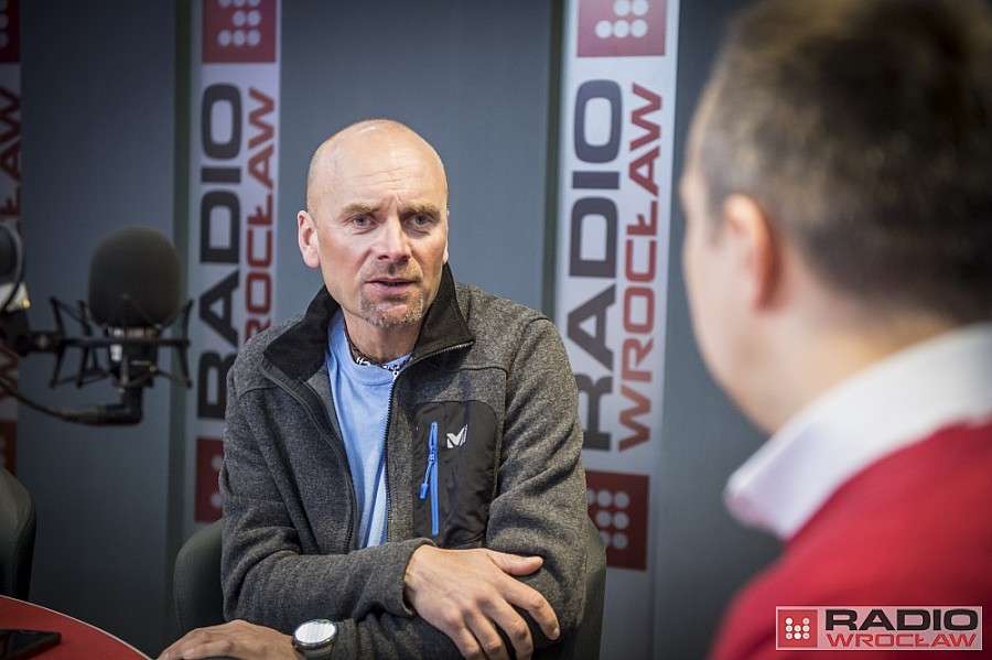 Rafał Fronia w Radiu Wrocław po powrocie z K2