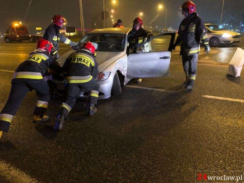 Wypadek na Bielanach Wrocławskich